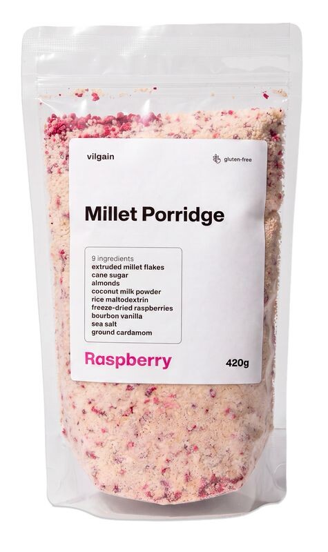 Vilgain Jáhlová kaše – malina 420 g