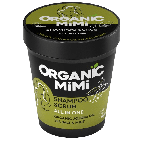 ORGANIC MIMI Sea Salt & Mint All in One Šamponový scrub 280 g