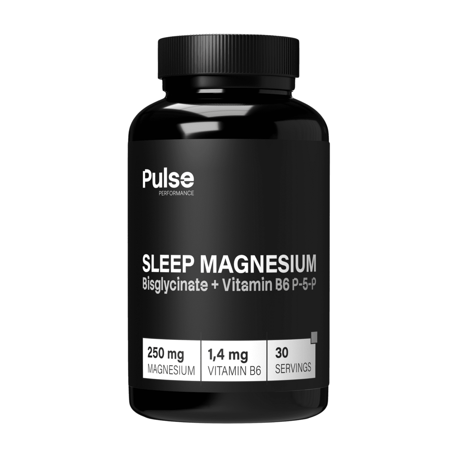 PULSE PERFORMANCE Sleep Magnesium Bisglycinate + B6 60 kapslí