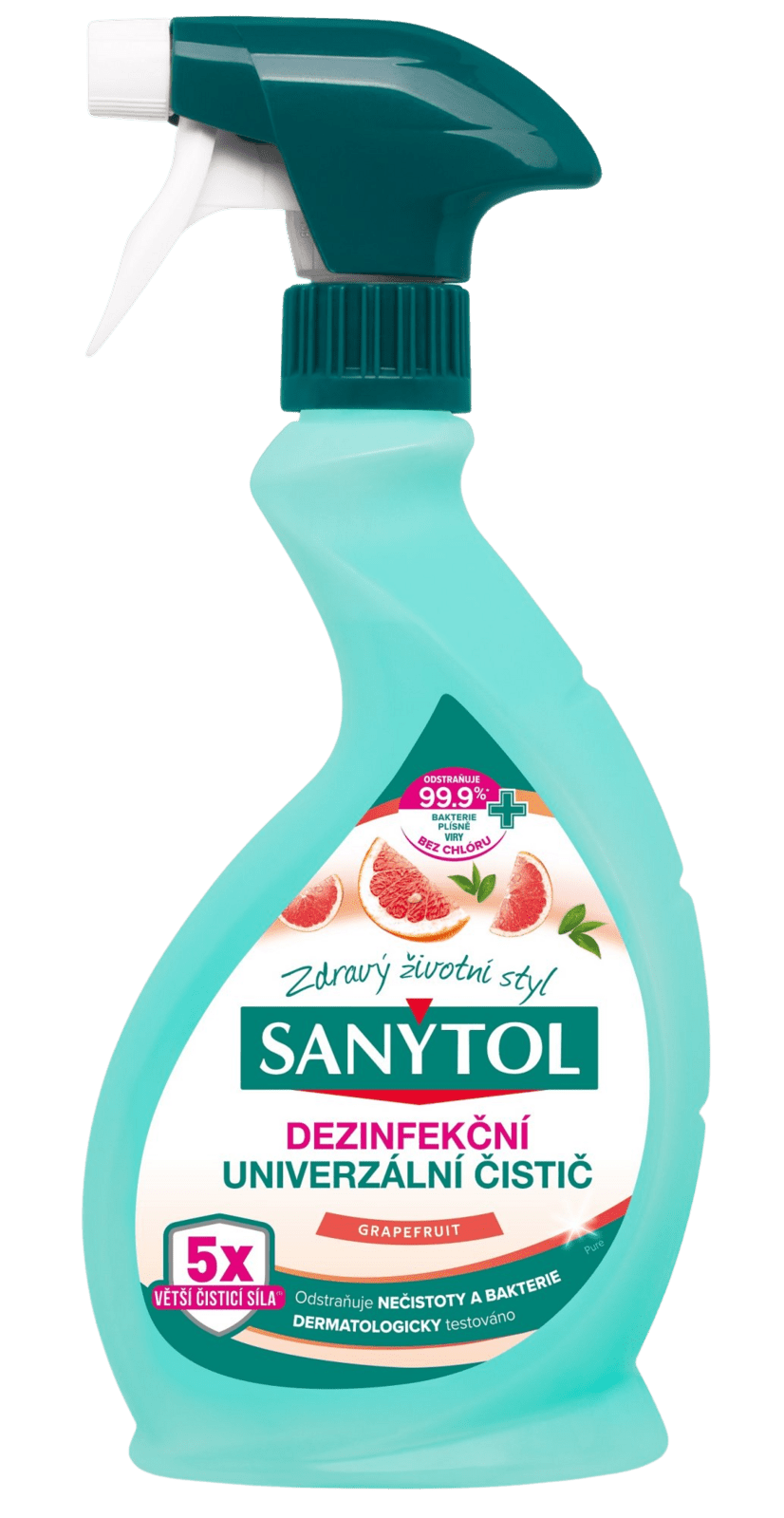 SANYTOL Dezinfekce univerzální čistič vůně grapefruitu 500 ml