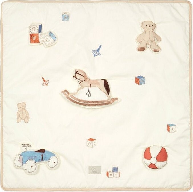 Béžová dětská hrací podložka 80x80 cm Vintage Toys – Cam Cam Copenhagen