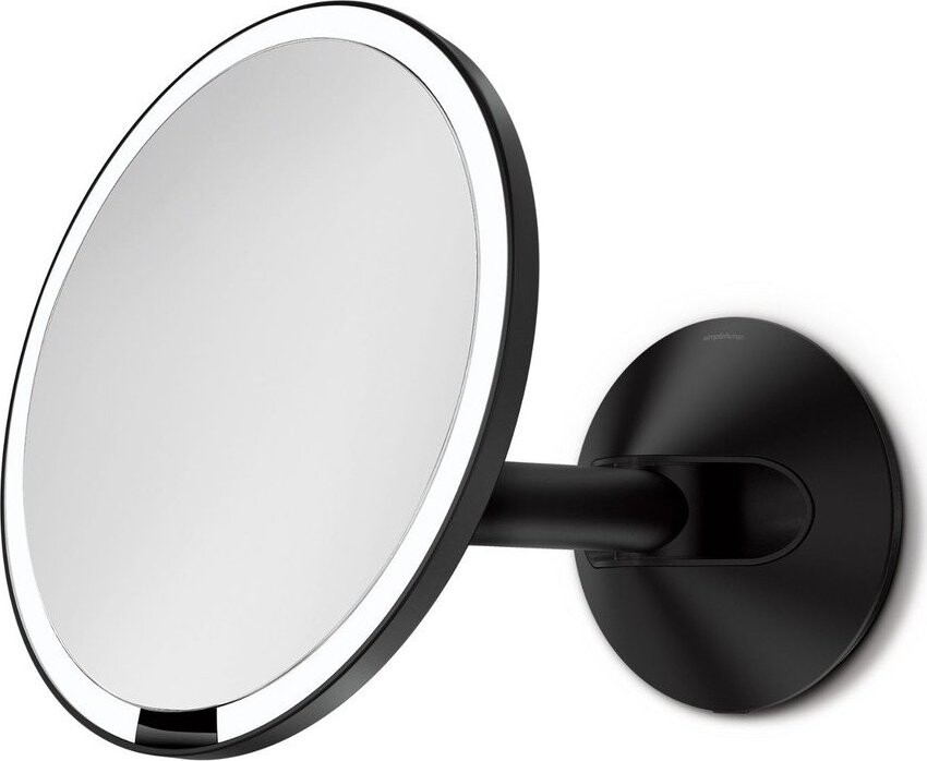 Nástěnné/kosmetické zrcadlo s osvětlením/zvětšovací (zvětšení 5x) 8x23 cm Sensor – simplehuman