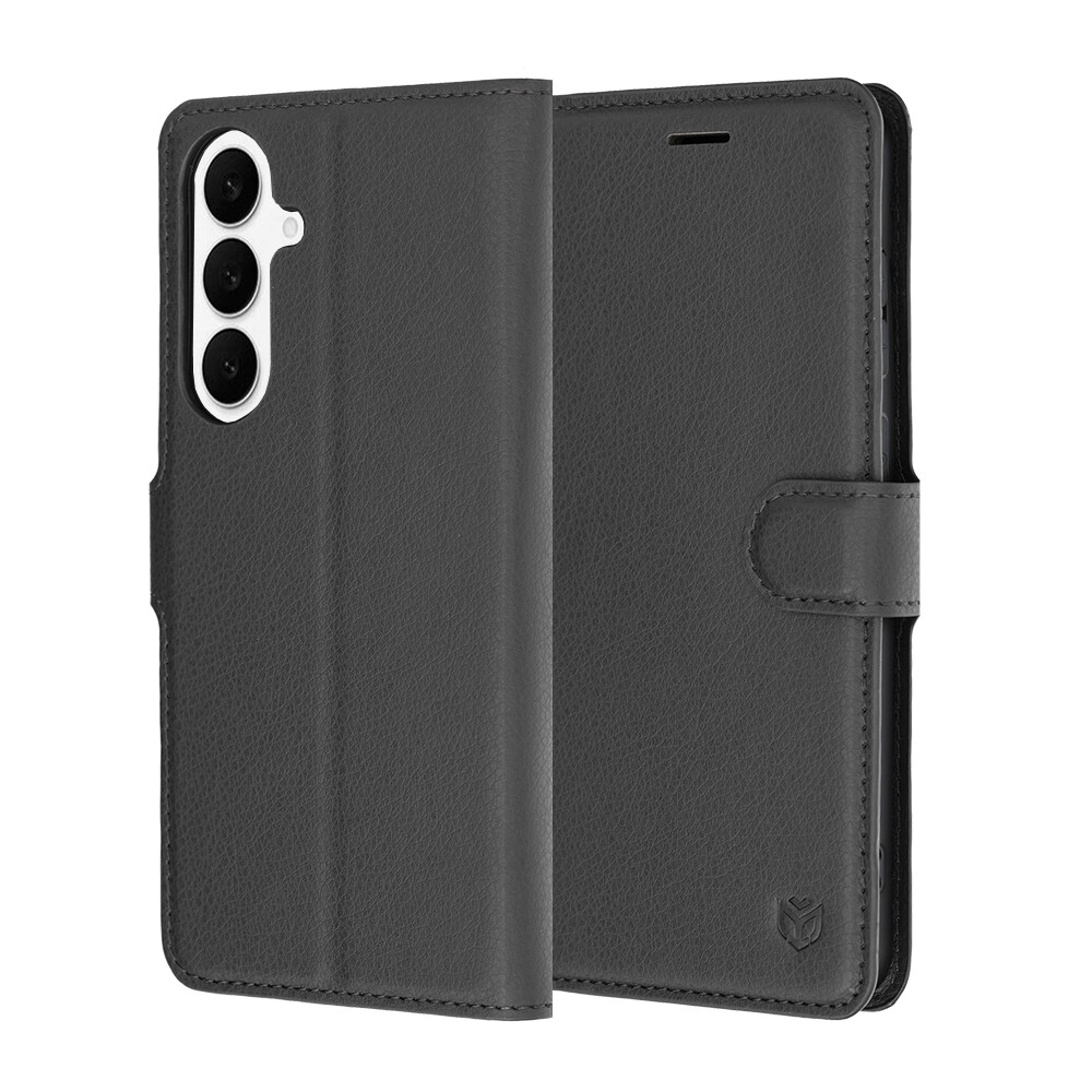 Pouzdro Techsuit Leather Folio pro Samsung Galaxy S26 FE a S25 FE černé