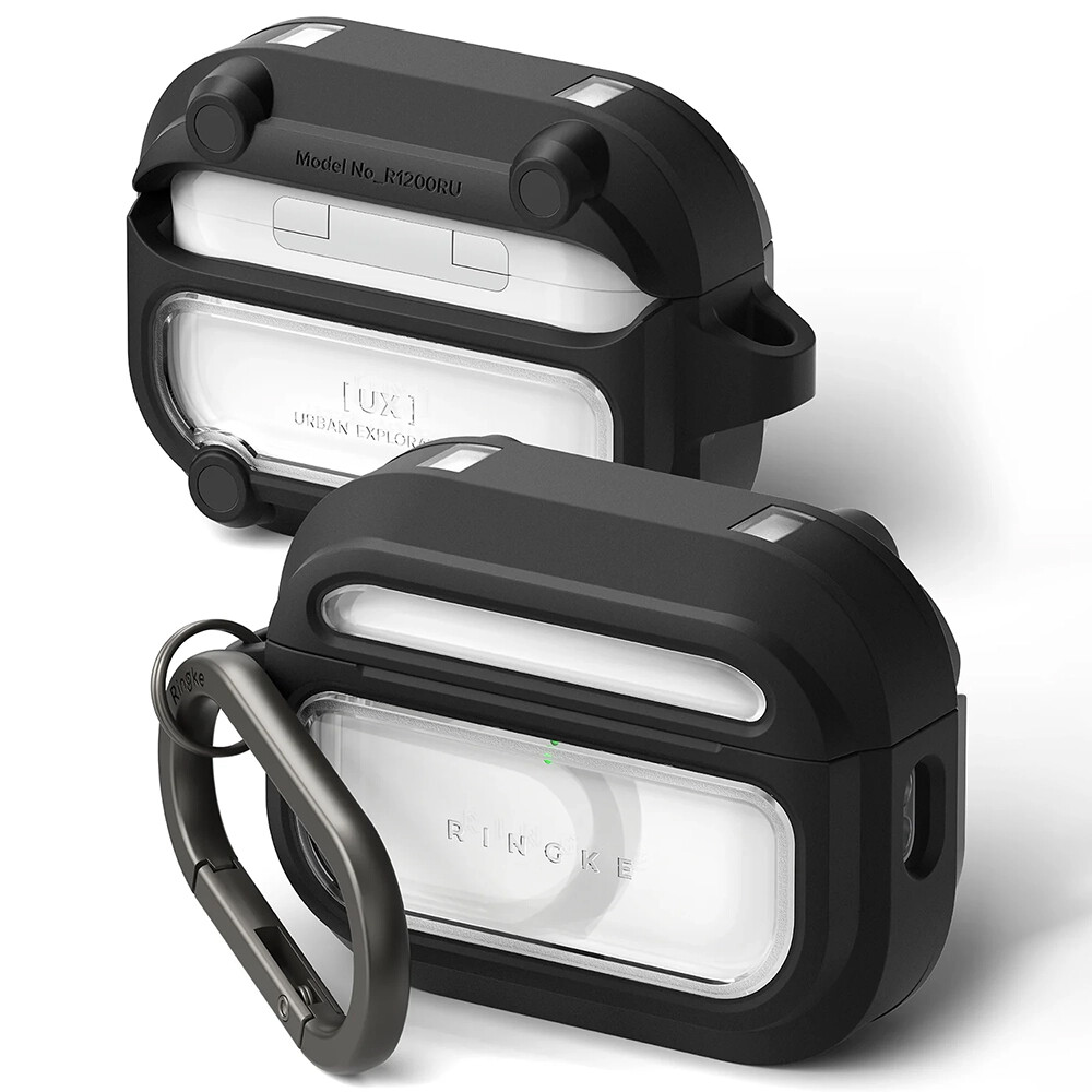 Kryt Ringke UX Magnetic pro Apple AirPods Pro 3 průhledný