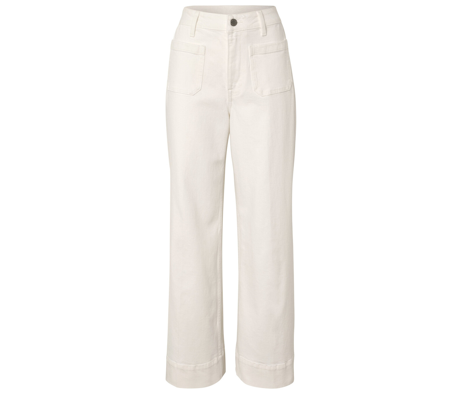 Tchibo - Džíny wide leg – střih »Viki« - pro ženy - vel. 36 - barva: bílá