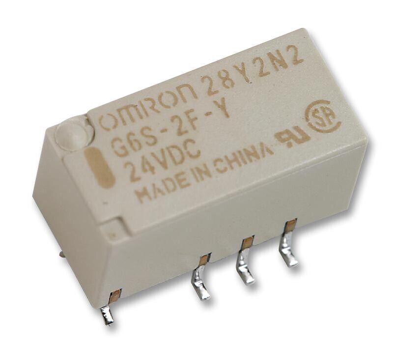 Omron Electronic Components G6S-2F-Y-Tr  Dc12 Signal Relay, Dpdt, 12Vdc, 2A, Smd