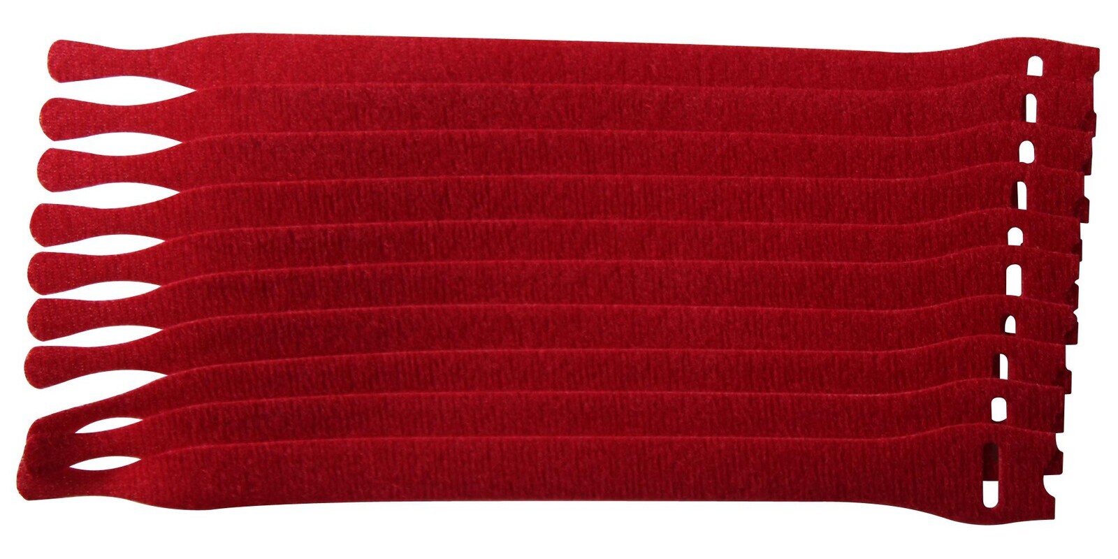 Hellermanntyton 130-00014 Textie M-Pa66/pp-Rd Loop Tie, Red, 200X12.5Mm, Pk10