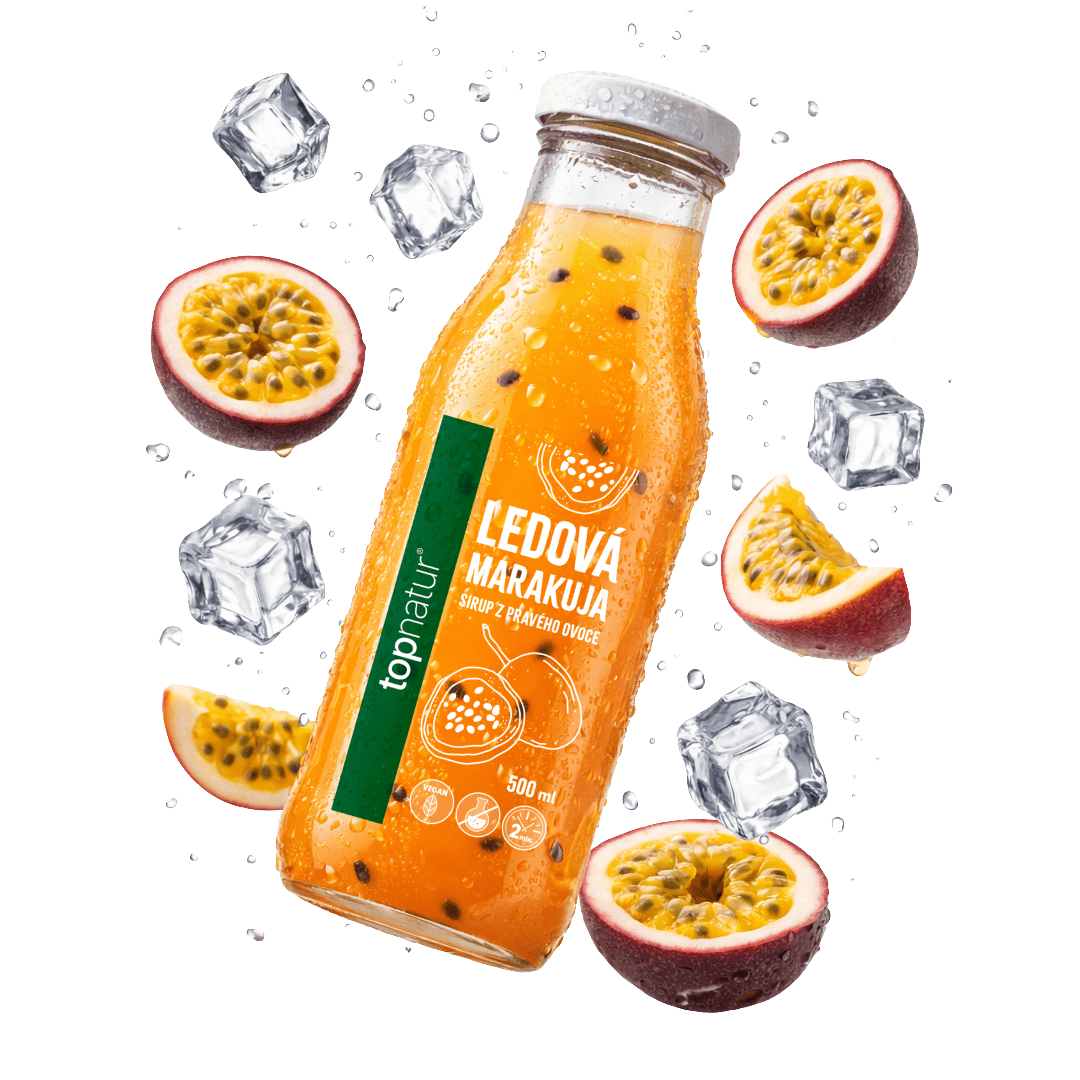 TOPNATUR Ledová marakuja - sirup z pravého ovoce 500 ml