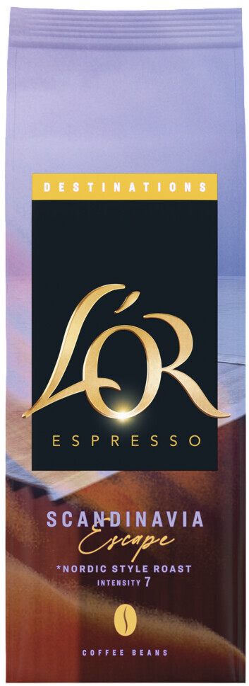 L'OR Káva Espresso Scandinavia zrnková káva 450 g