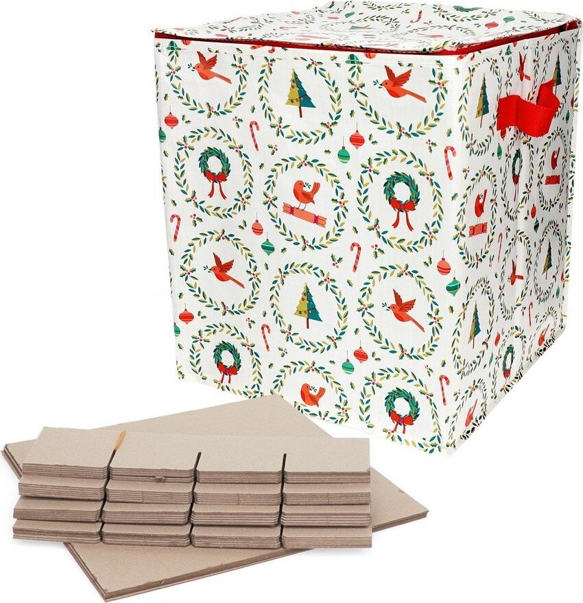Úložný box na oblečení z recyklovaného plastu 32x32x35 cm Classic Christmas – Rex London