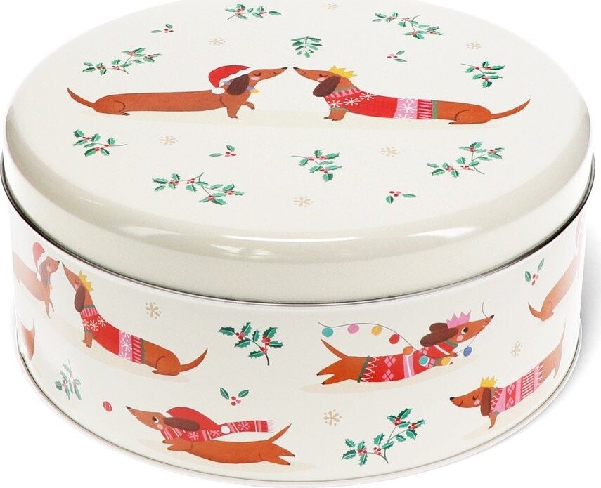Potravinová krabička Festive Sausage Dog – Rex London