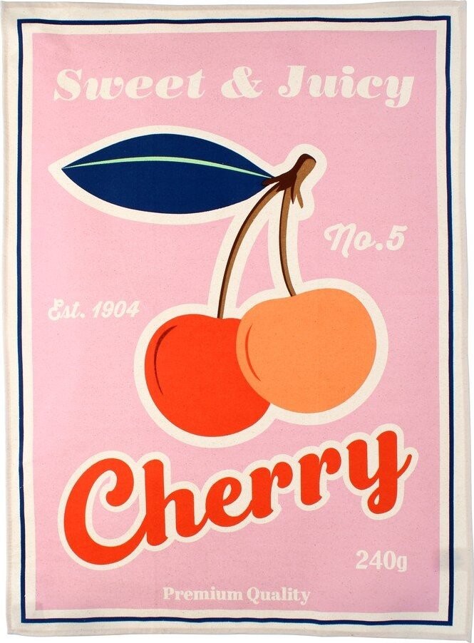Bavlněná utěrka 70x50 cm Cherry – Rex London