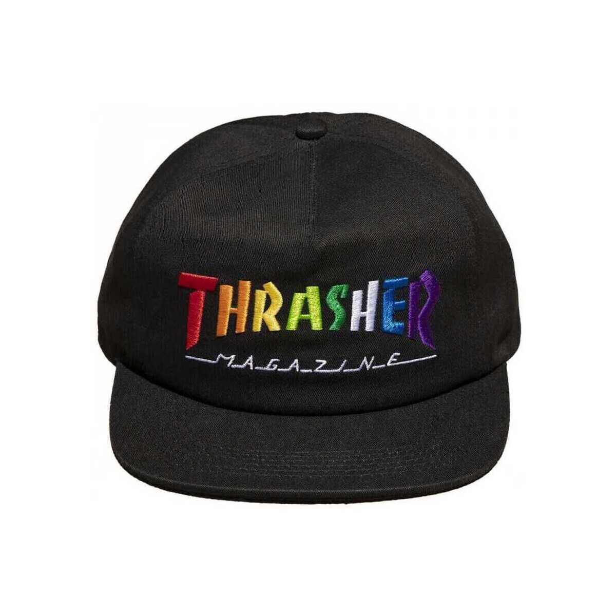 Thrasher  Cap rainbow mag snapback  Černá