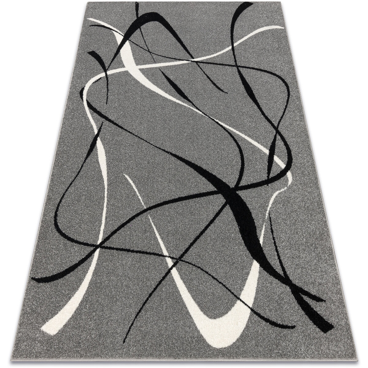 Rugsx Koberec SILVER CHOCO Šedá 200x300 cm Šedá