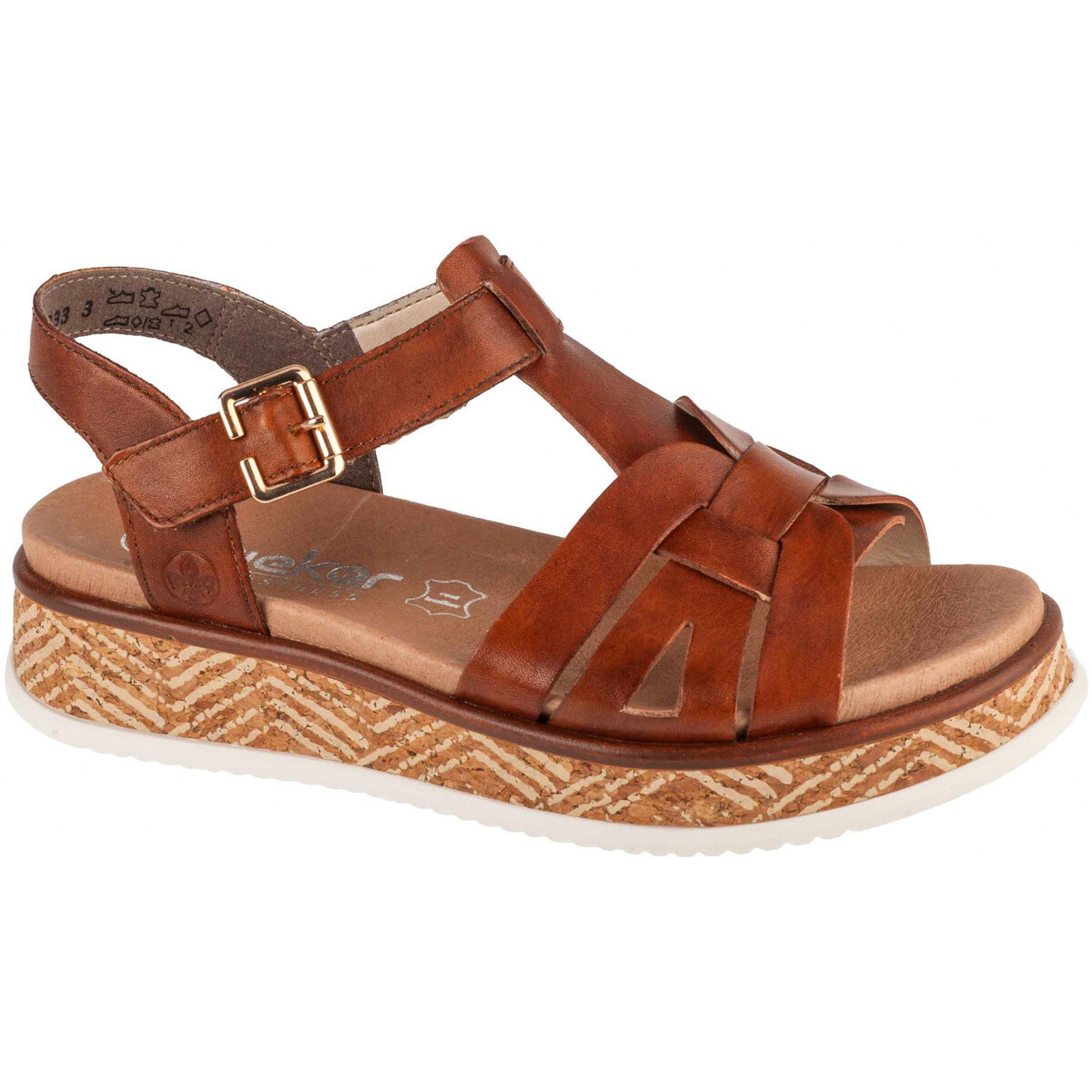 Rieker  Sandals W0853  Hnědá