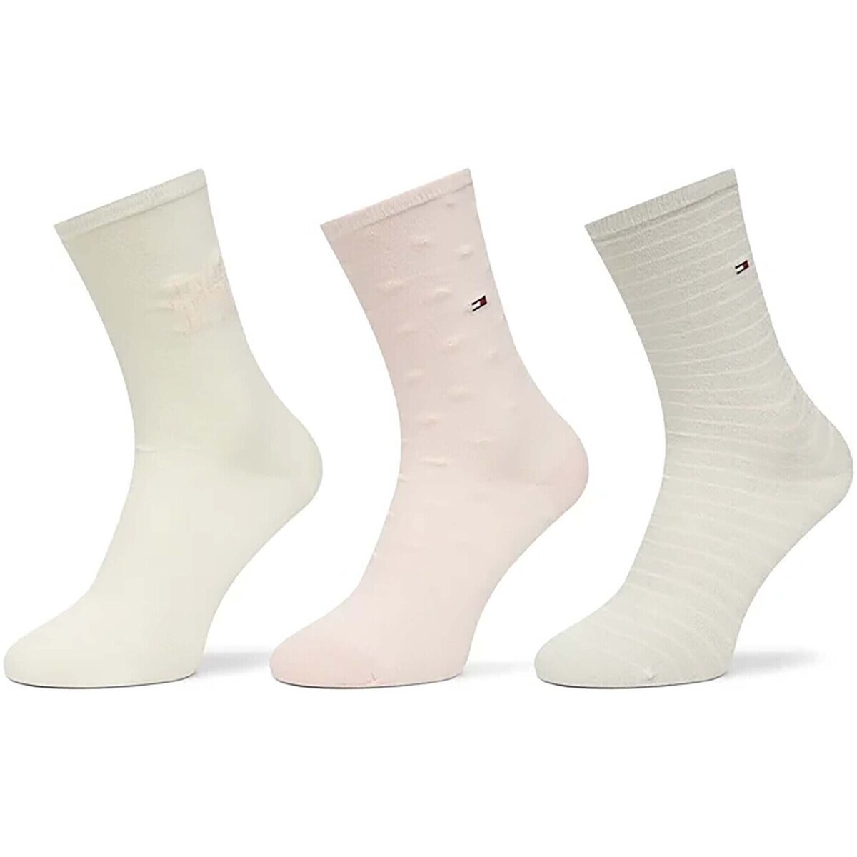 Tommy Hilfiger  Th Women Sock 3P Giftbox  Růžová