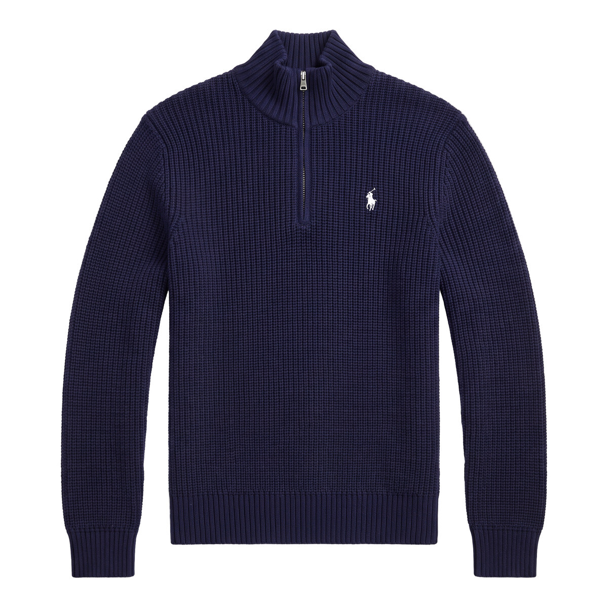 Polo Ralph Lauren  SWEATER-HALF ZIP  Tmavě modrá