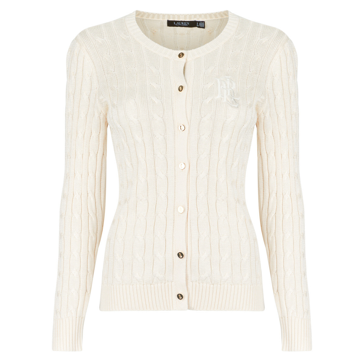 Lauren Ralph Lauren  SWEATER CARDIGAN  Béžová