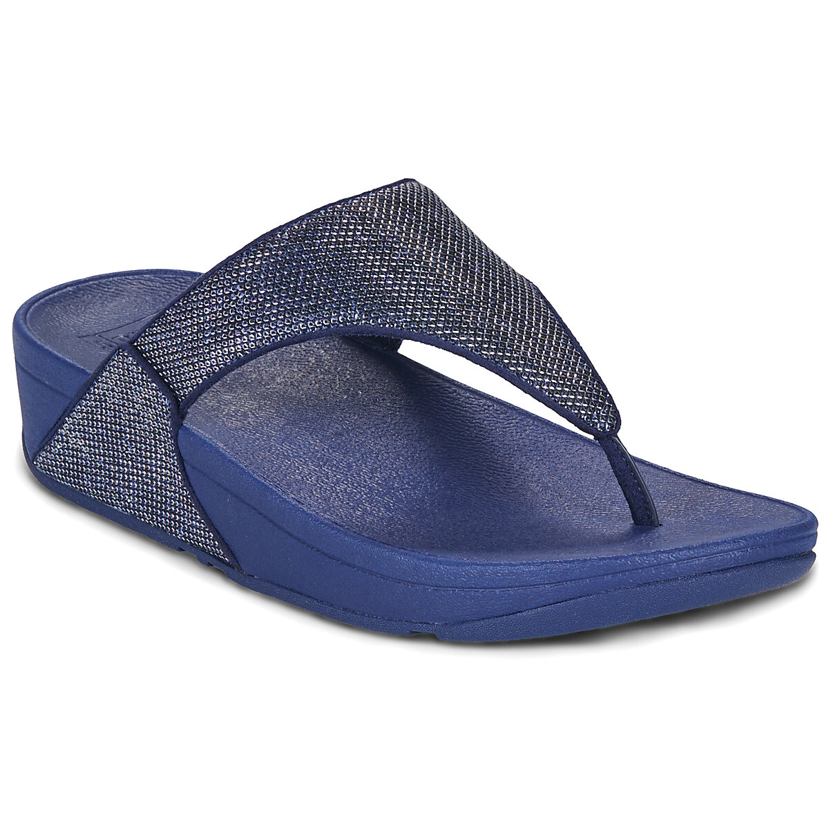FitFlop  LULU SHIMMERGLITZ TOE-POST  Modrá