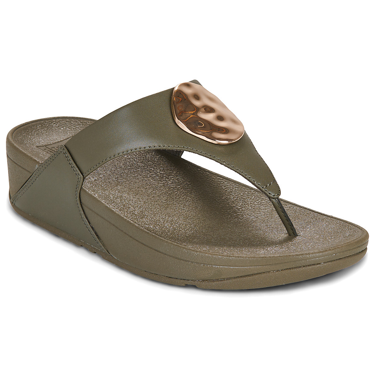 FitFlop  LULU ADORNMENT TOE-POST  Zelená