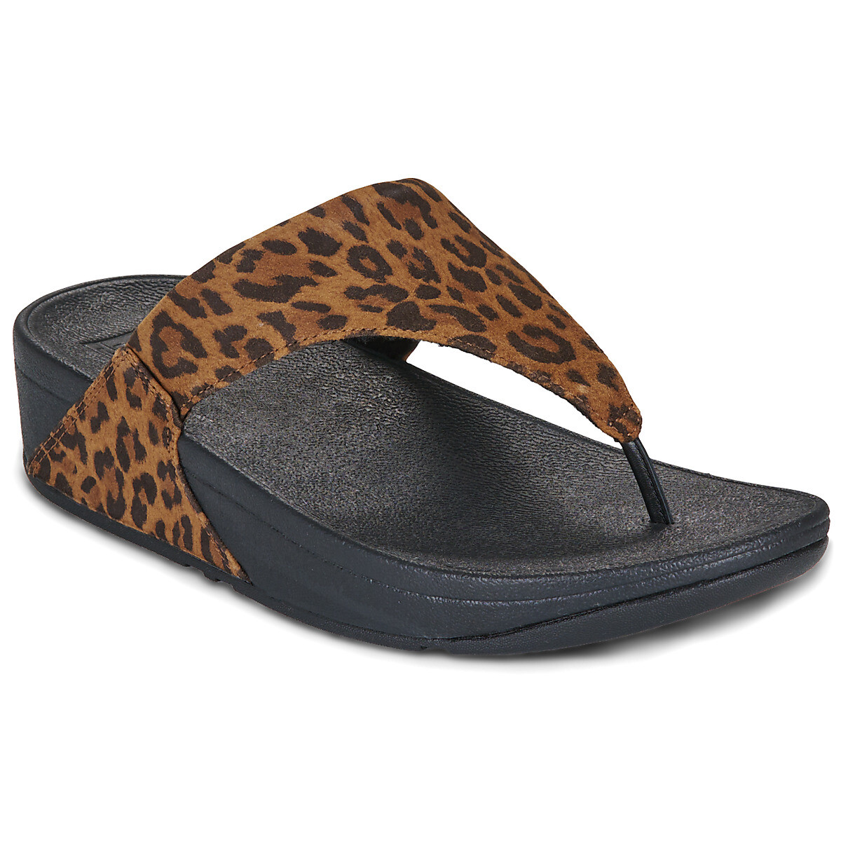 FitFlop  LULU SUEDE TOE-POST  Hnědá