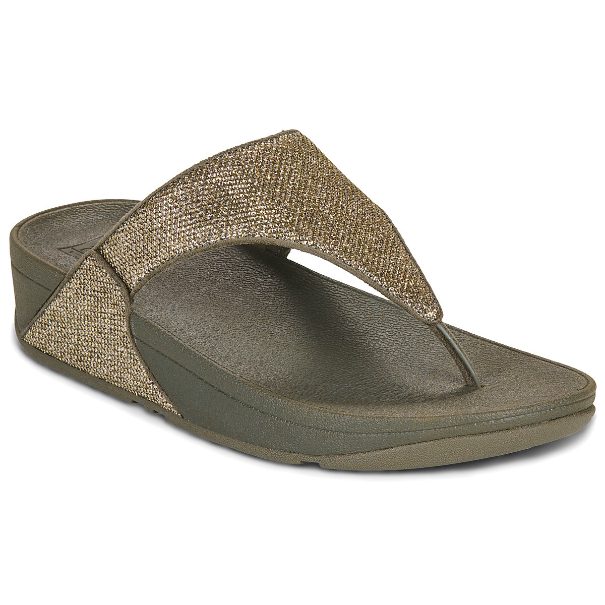 FitFlop  LULU SHIMMERGLITZ TOE-POST  Zlatá