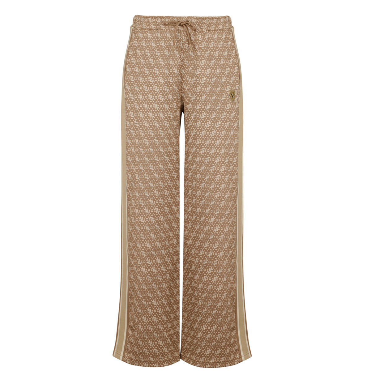 Guess  4G ALLOVER JACQUARD LONG PANTS  Béžová