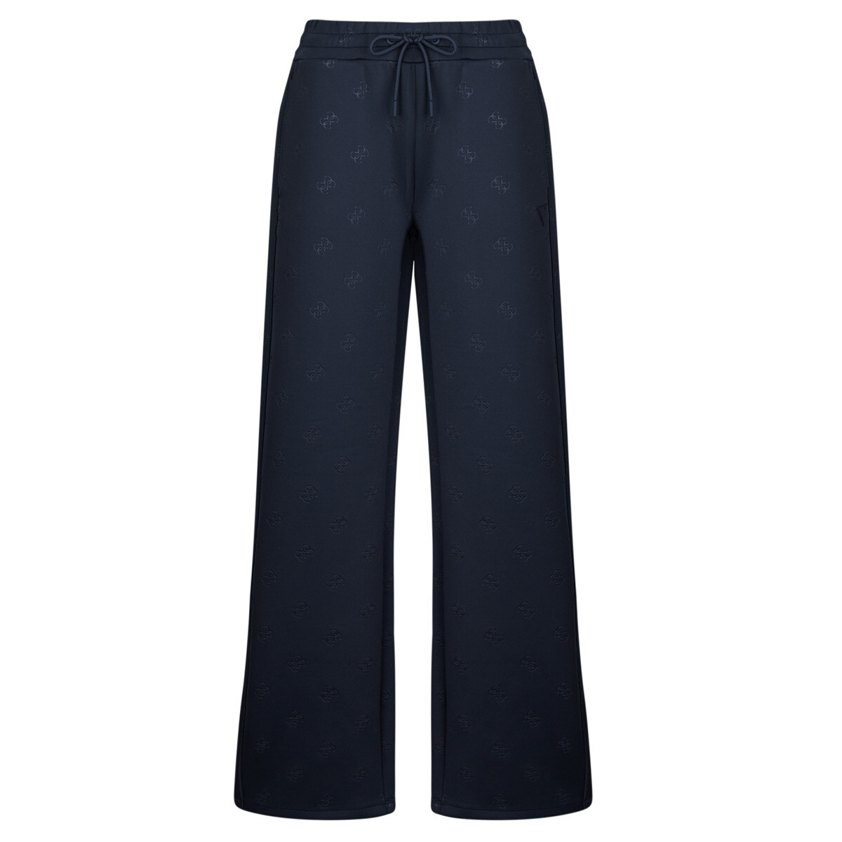 Guess  CALISTA 4G WIDE LEG PANTS  Tmavě modrá