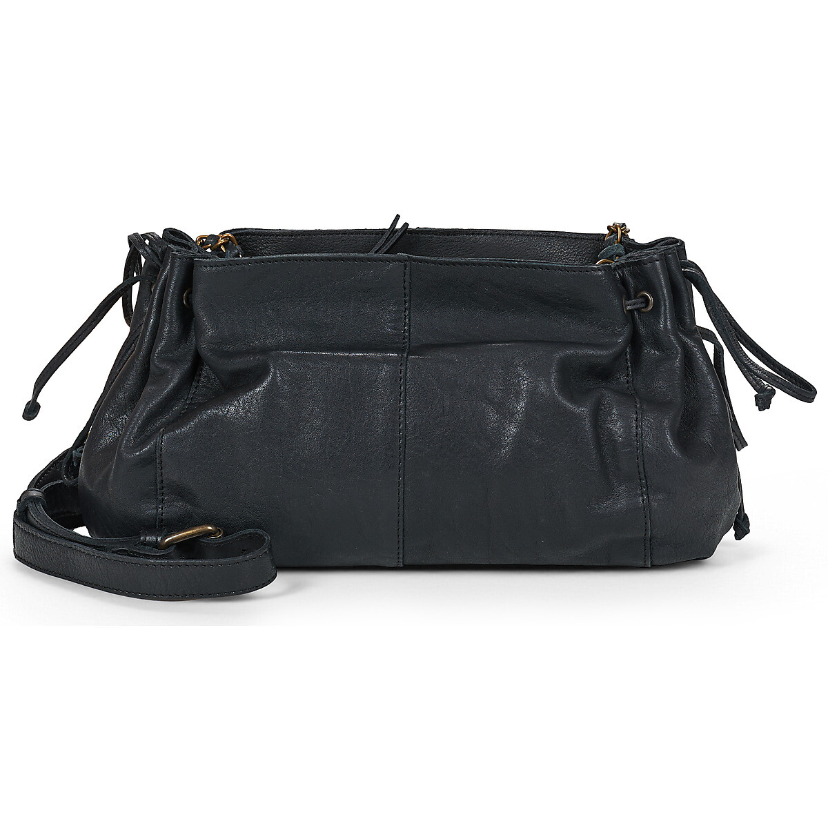 Pieces  PCPIHANNA LEATHER  Černá