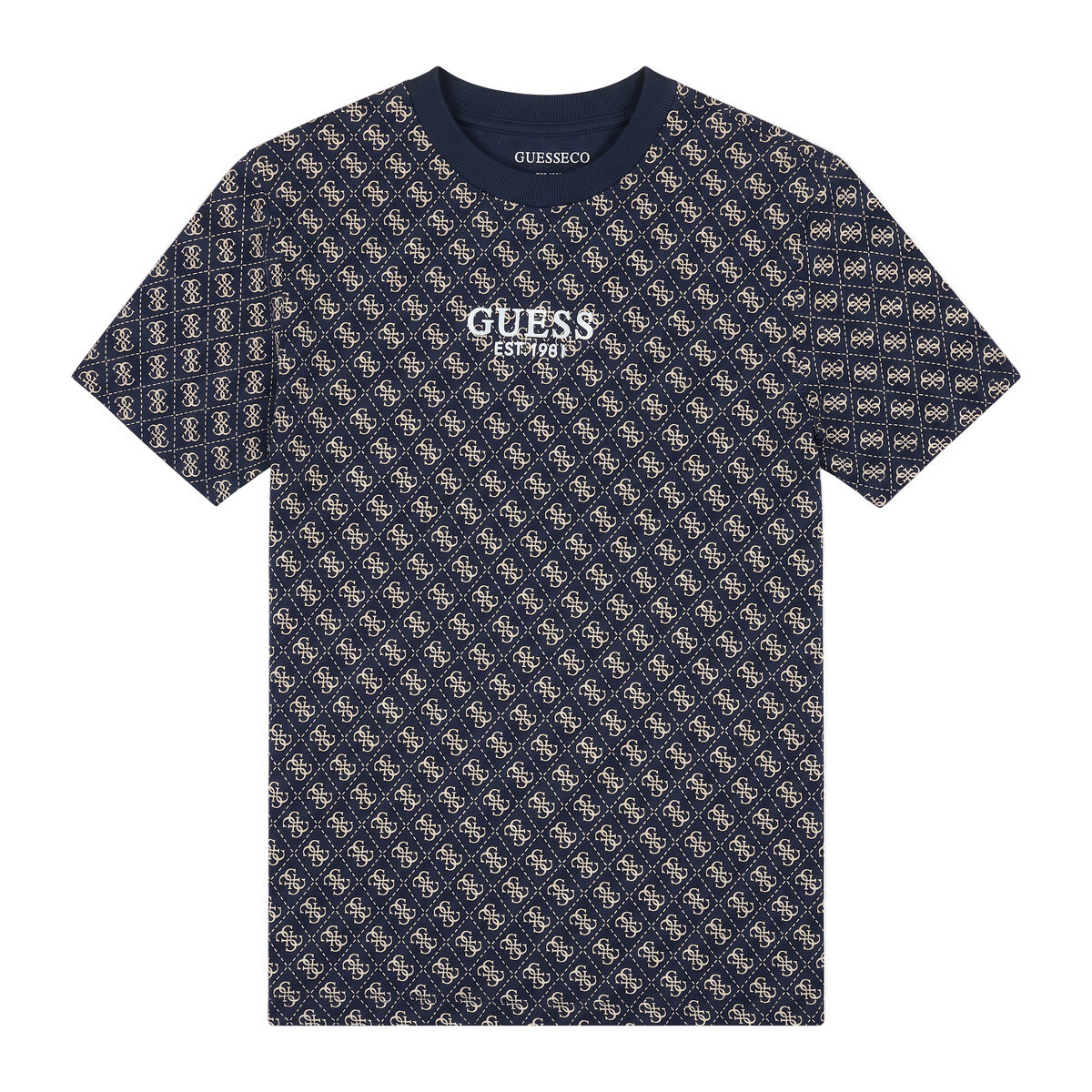 Guess  OVERSIZE SS T-SHIRT  Tmavě modrá