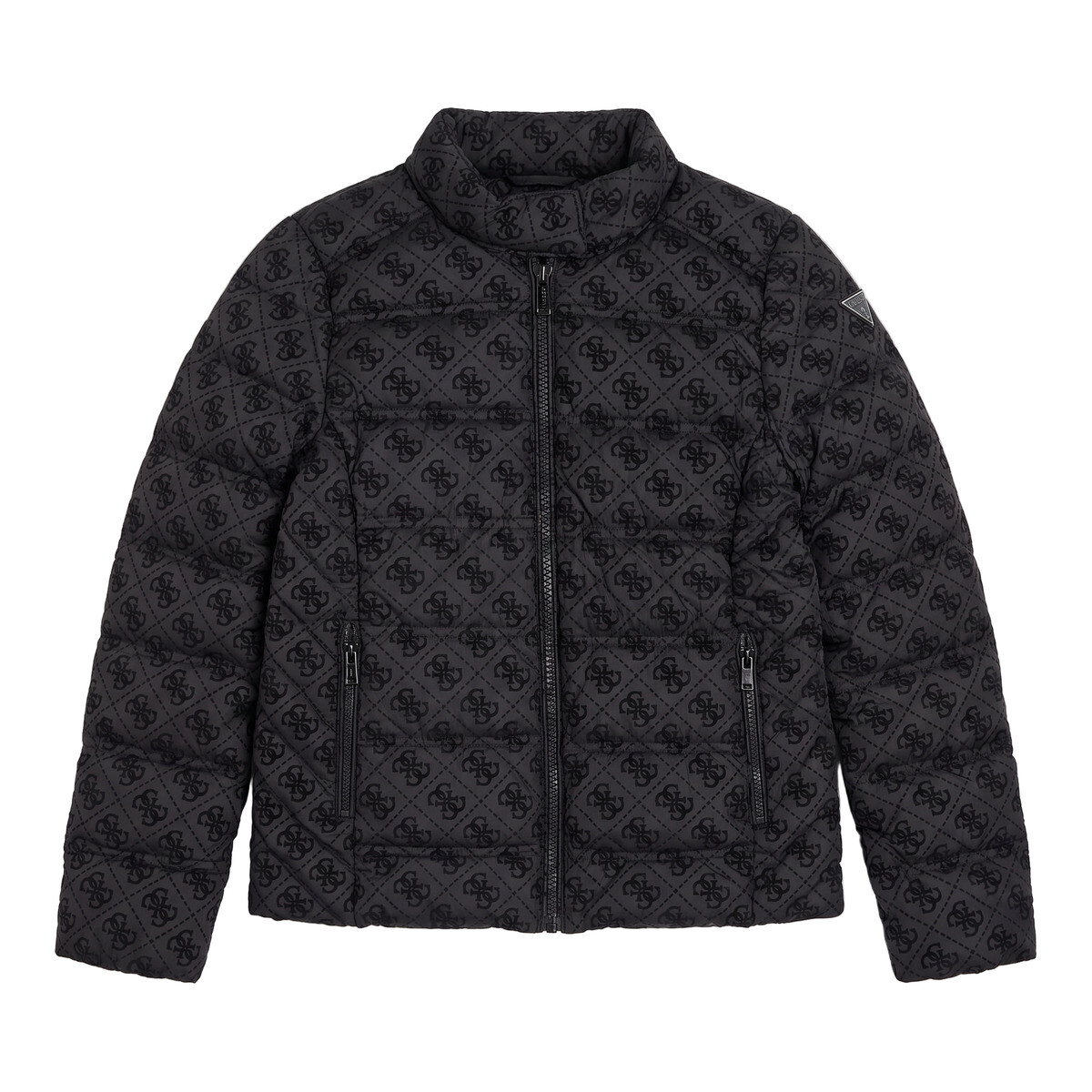 Guess  NYLON LS PUFFER JACKET  Černá