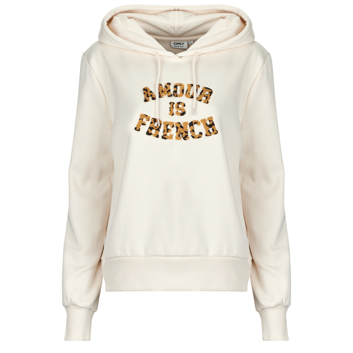 Only  ONLMAIA L/S BELIEVE HOOD  Béžová