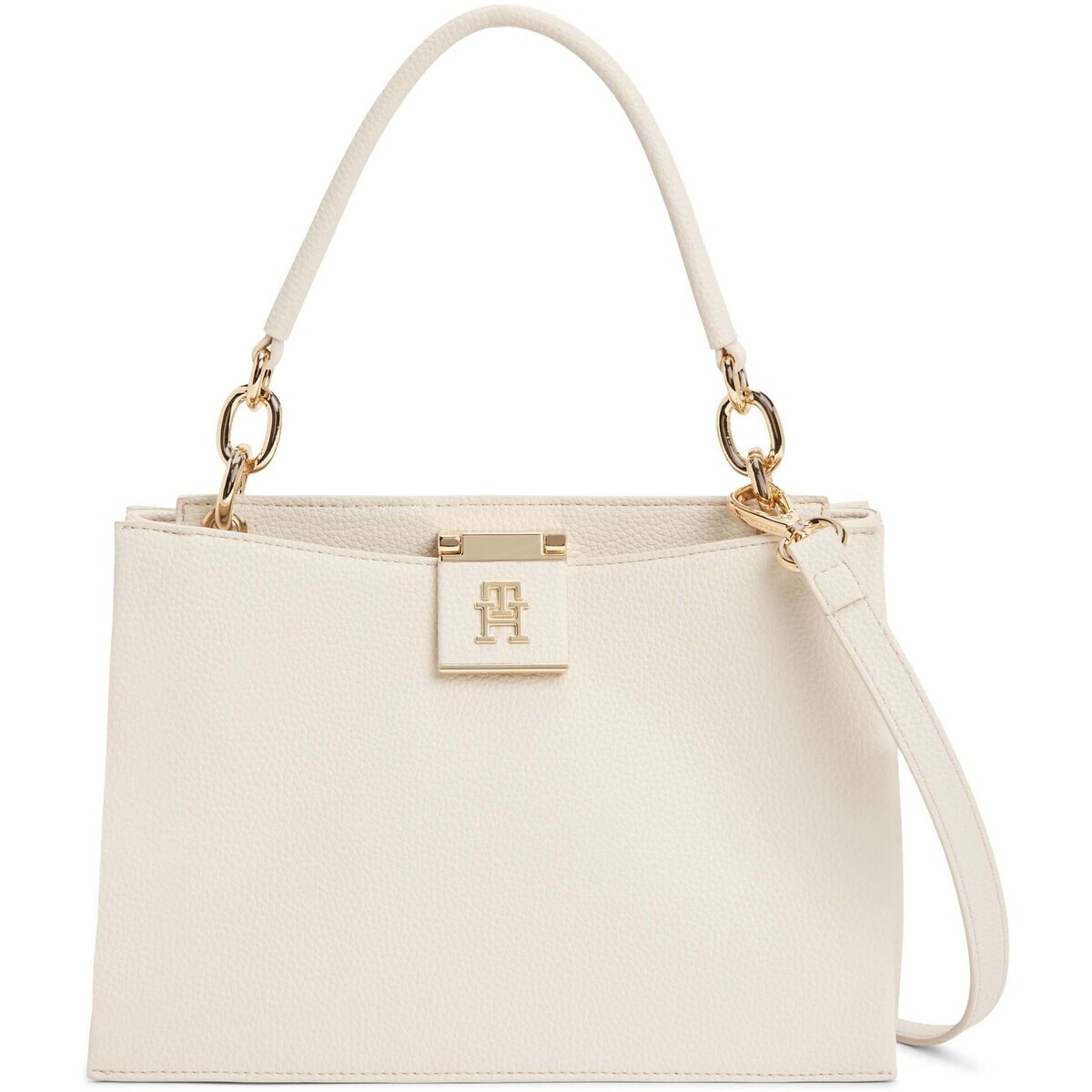 Tommy Hilfiger  Th Her Med Satchel  Bílá