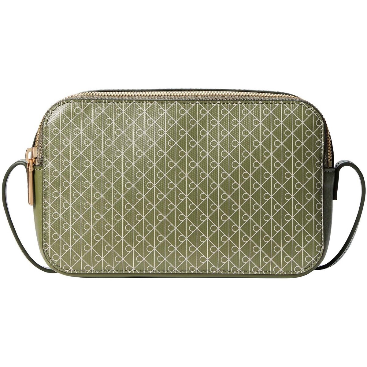 Calvin Klein Jeans  Emblem Aop Elongated Camera Bag  Zelená