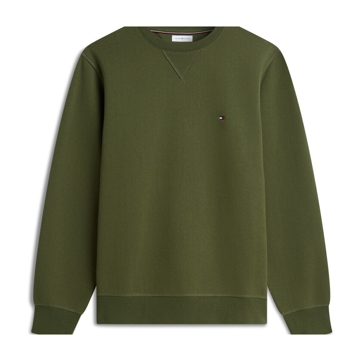 Tommy Hilfiger  Mw0mw40000 Seasonal Fleece Crewneck  Zelená