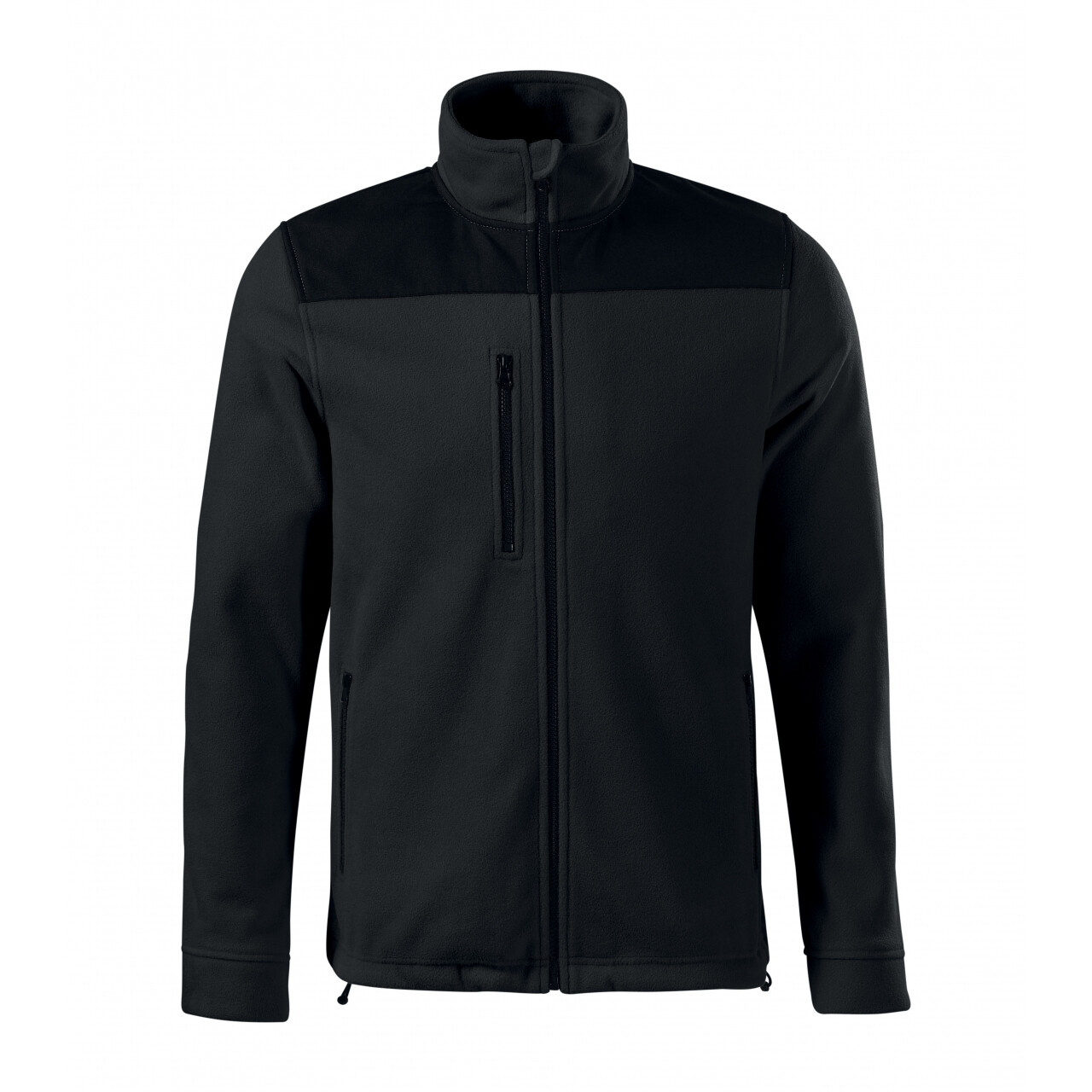 Mikina unisex fleecová Rimeck Effect - černá, S