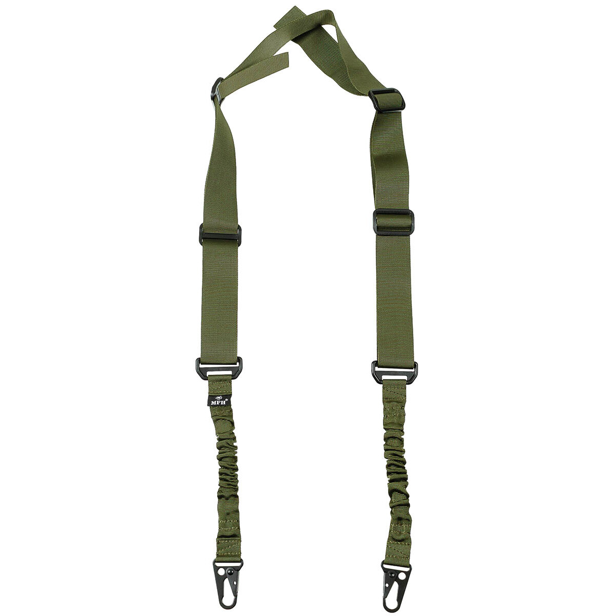 Dvoubodový popruh MFH Bungee - olivový