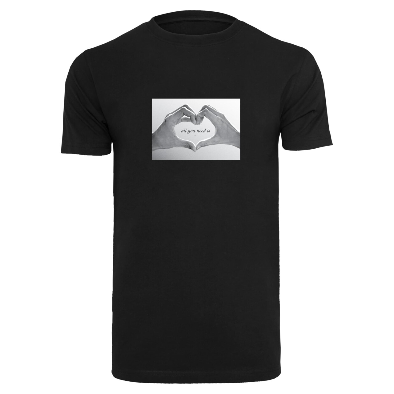 Triko Mister Tee Love Sign - černé, XS