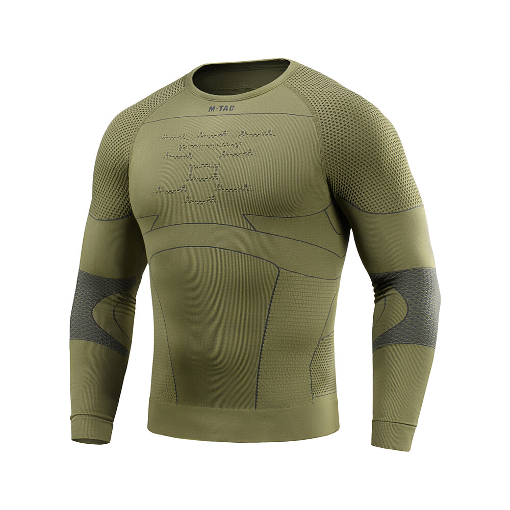 Triko funkční s dlouhým rukávem M-Tac Compression Thermal - ranger green, XL