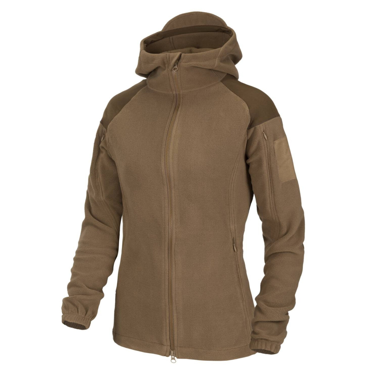 Mikina dámská s kapucí Helikon Cumulus Heavy Fleece - coyote, M