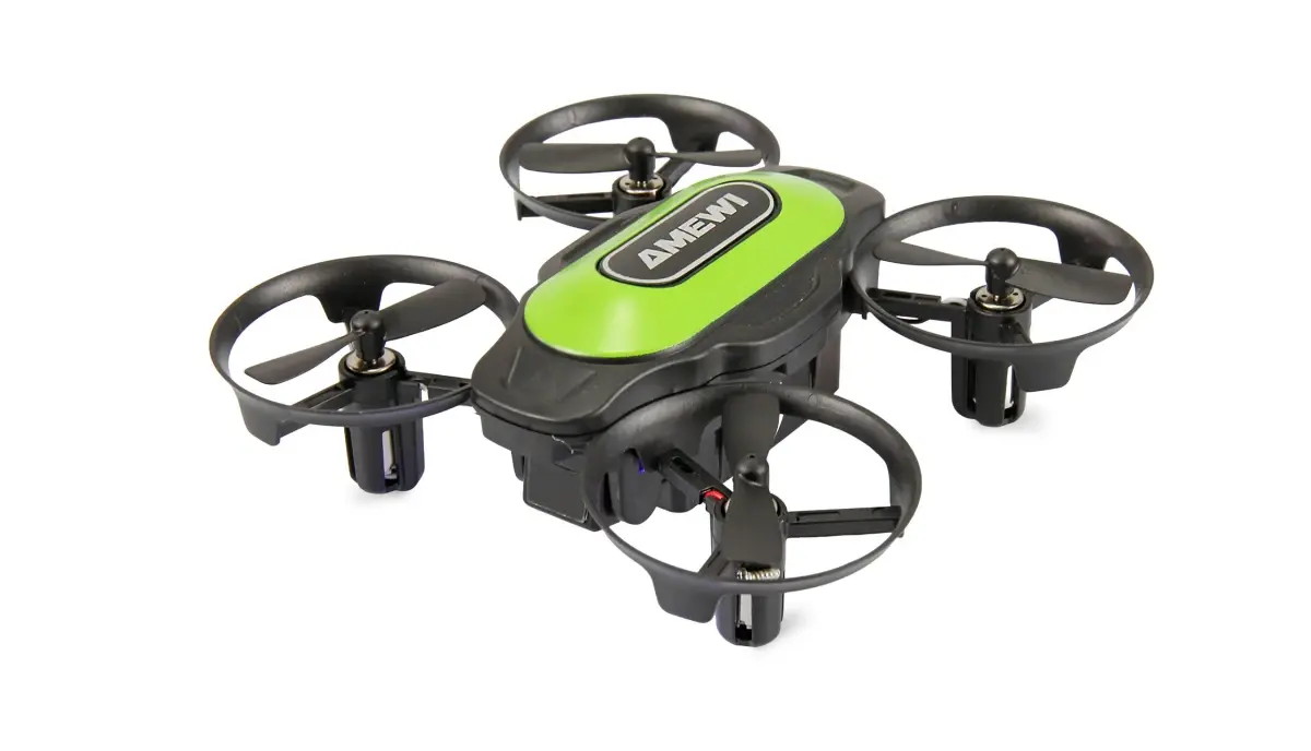 AMEWI Trade e.K. Mini dron XD95 RTF sada pro začátečníky, salta, LED osvětlení