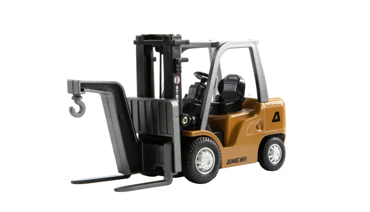 AMEWI Trade e.K. Mini kovový RC vysokozdvižný vozík 8kanálový 1:64 RTR