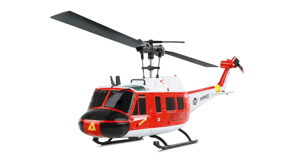 AMEWI Trade e.K. UH-1 Marine RC vrtulník 6ti kanálový s gyroskopem 6G/3D RTF Brushless