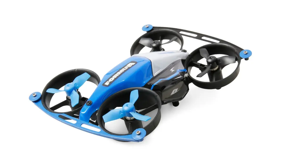 AMEWI Trade e.K. Závodní dron FormulA včetně závodní dráhy modrý RTF sada