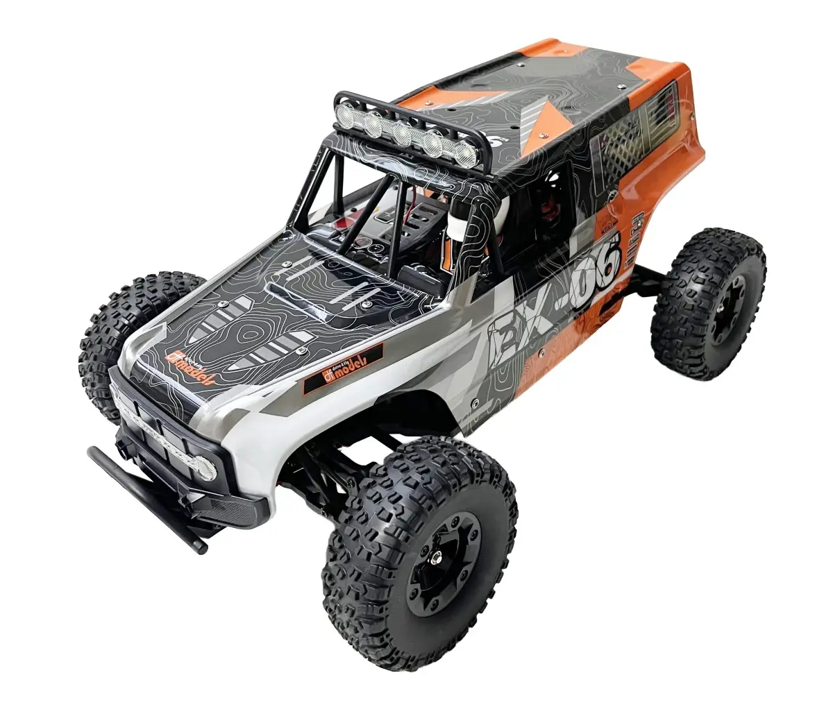 DF models RC písečná buggy EX-06 4WD 1:12 RTR, LED, tuningové díly, nastavitelná rychlost