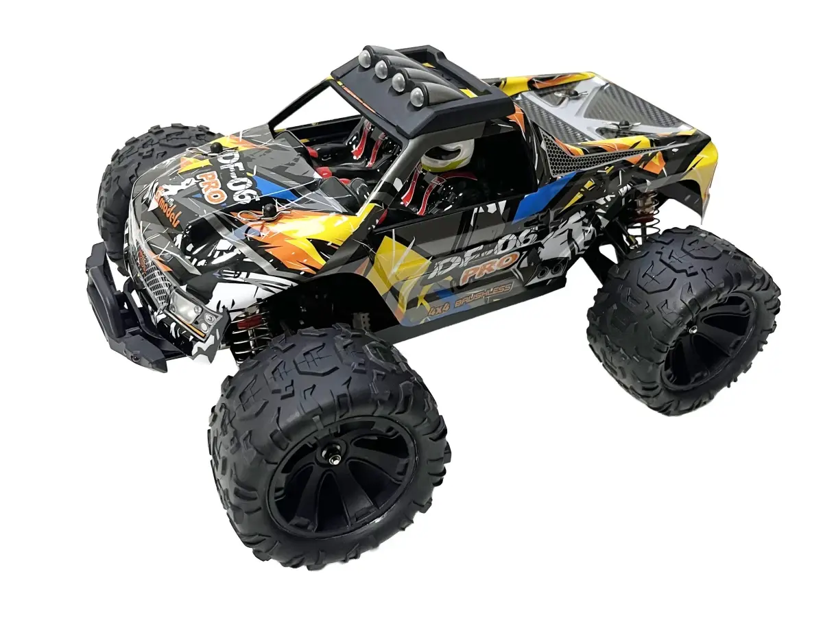DF models RC Truck DF-06 PRO Brushless s gyroskopem, 1:14 RTR v tuningovém provedení