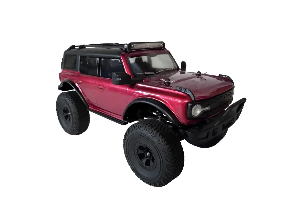 DF models Varant Crawler 4WD 1:18 RTR, portály, 2st. převodovka, LED, vínová metalíza