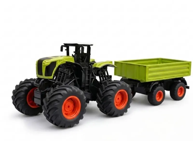 Korody Toys Korody Traktor na dálkové ovládání se sklápěcím valníkem 1:16