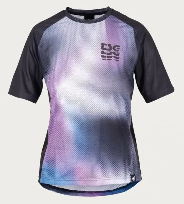 Tsg Dres dámský Seen jersey krátký rukáv Mauve swirl-fade
