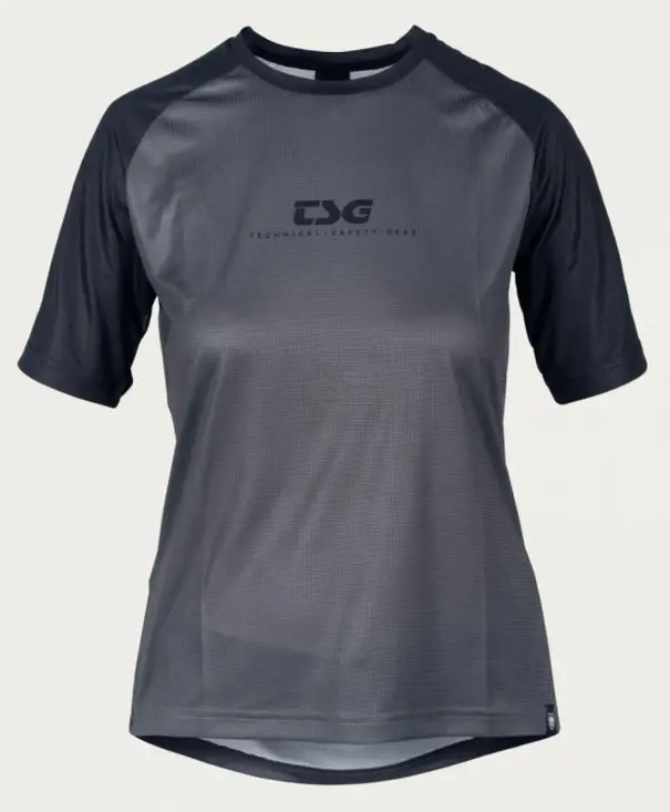 Tsg Dres dámský Waft Jersey krátký rukáv Black coal